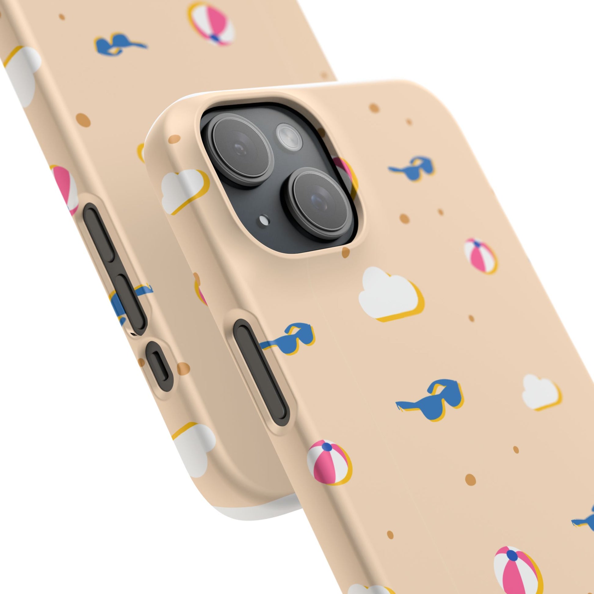 Beach Vibes Snap Case, Fun Phone Protector, Summer Essentials, Vacation Accessories, Cute Sunglasses Design, Gifts for Beach Lovers
