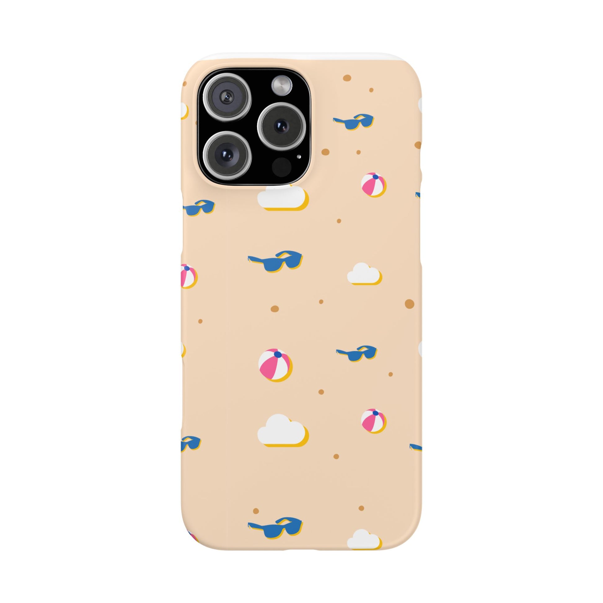 Beach Vibes Snap Case, Fun Phone Protector, Summer Essentials, Vacation Accessories, Cute Sunglasses Design, Gifts for Beach Lovers
