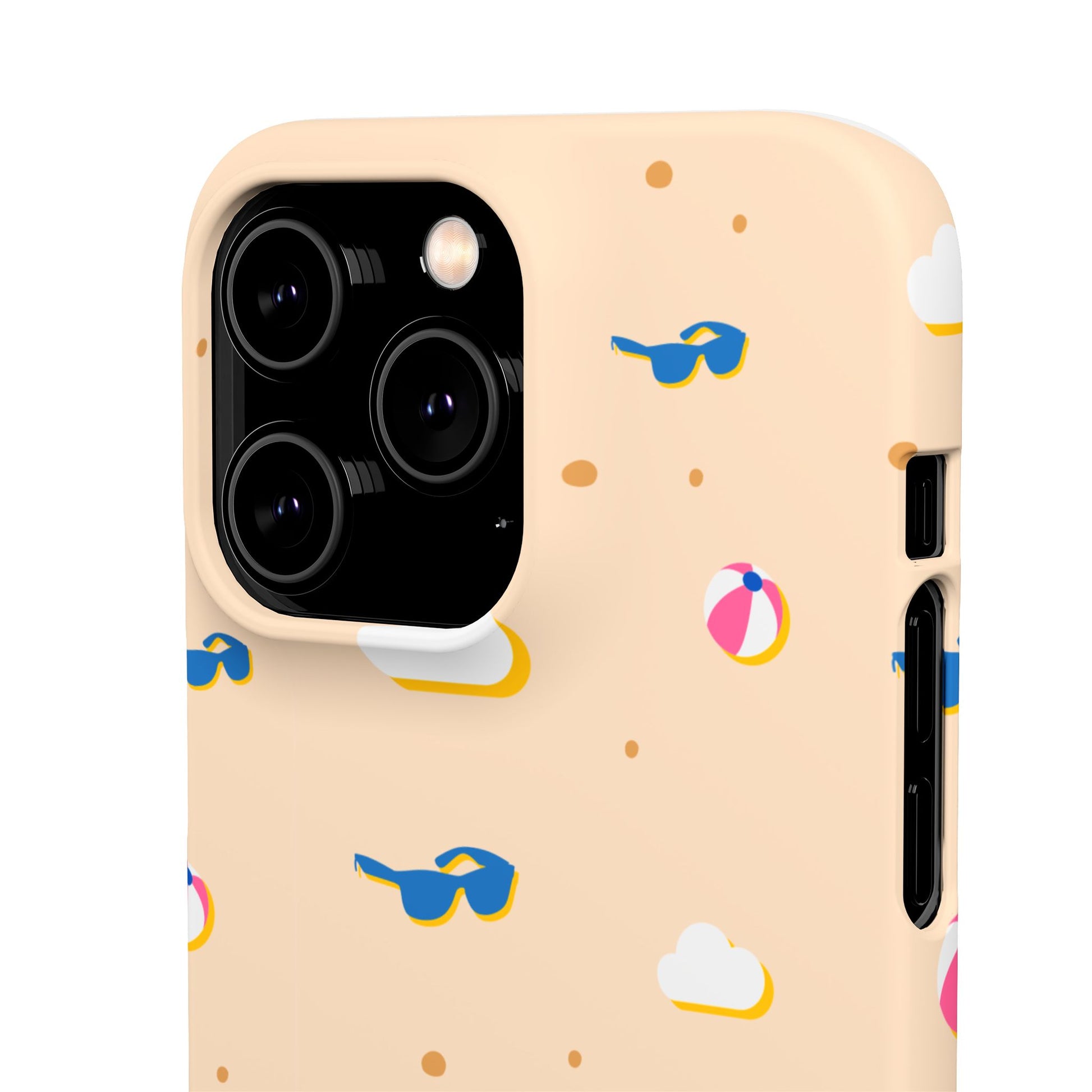 Beach Vibes Snap Case, Fun Phone Protector, Summer Essentials, Vacation Accessories, Cute Sunglasses Design, Gifts for Beach Lovers