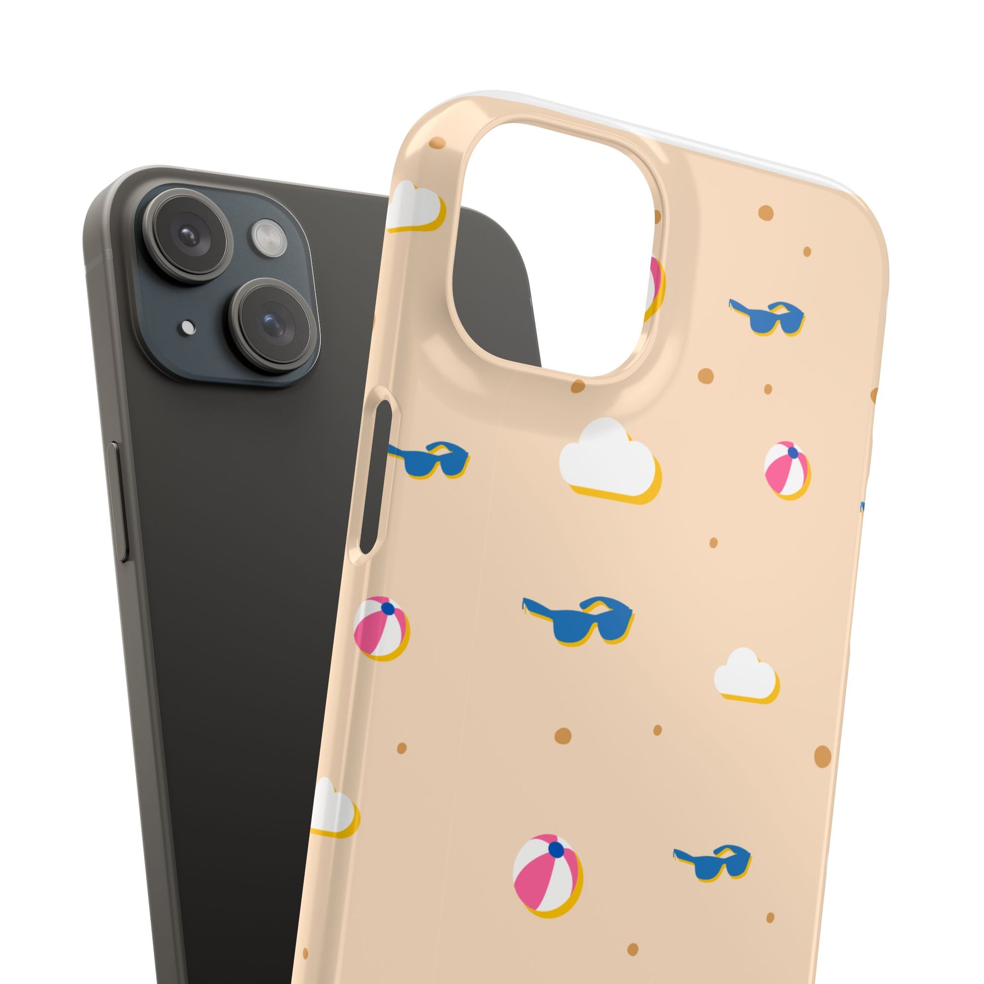 Beach Vibes Snap Case, Fun Phone Protector, Summer Essentials, Vacation Accessories, Cute Sunglasses Design, Gifts for Beach Lovers