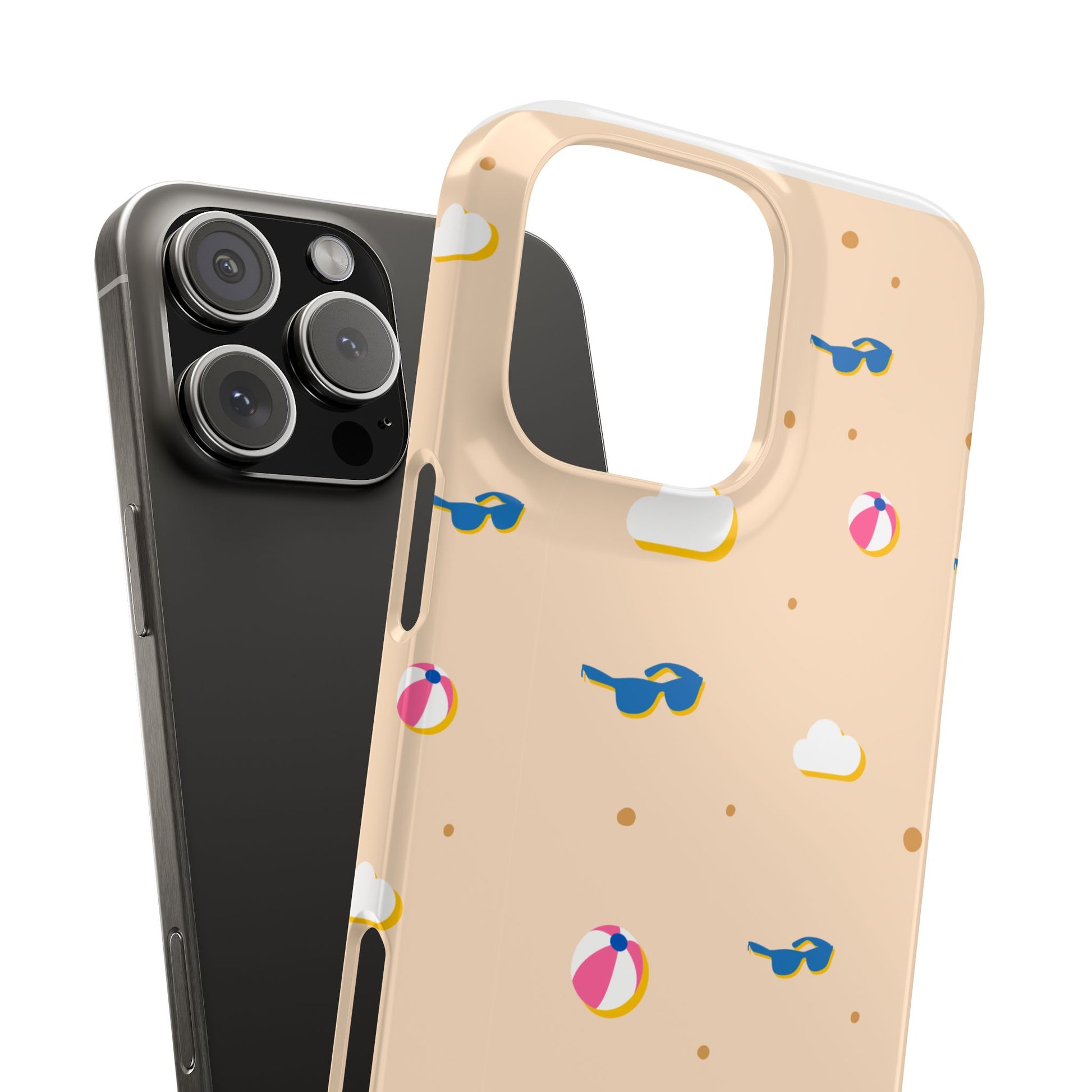 Beach Vibes Snap Case, Fun Phone Protector, Summer Essentials, Vacation Accessories, Cute Sunglasses Design, Gifts for Beach Lovers
