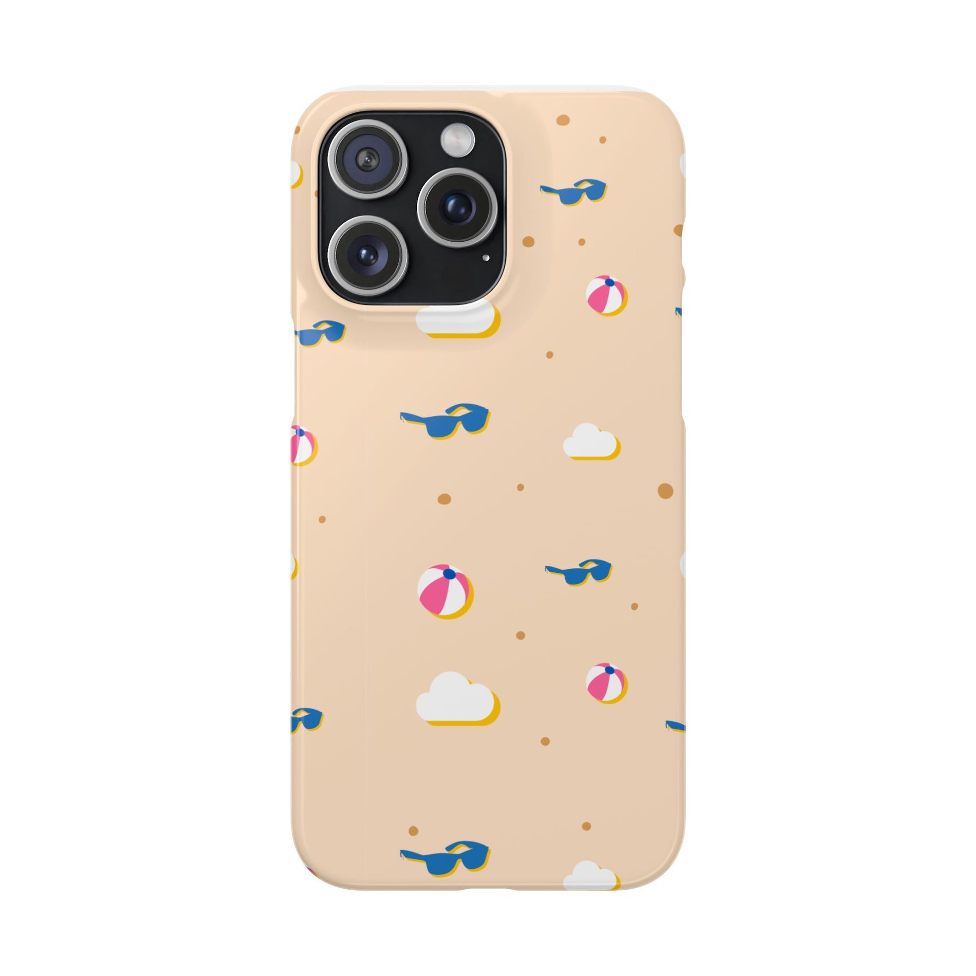 Beach Vibes Snap Case, Fun Phone Protector, Summer Essentials, Vacation Accessories, Cute Sunglasses Design, Gifts for Beach Lovers