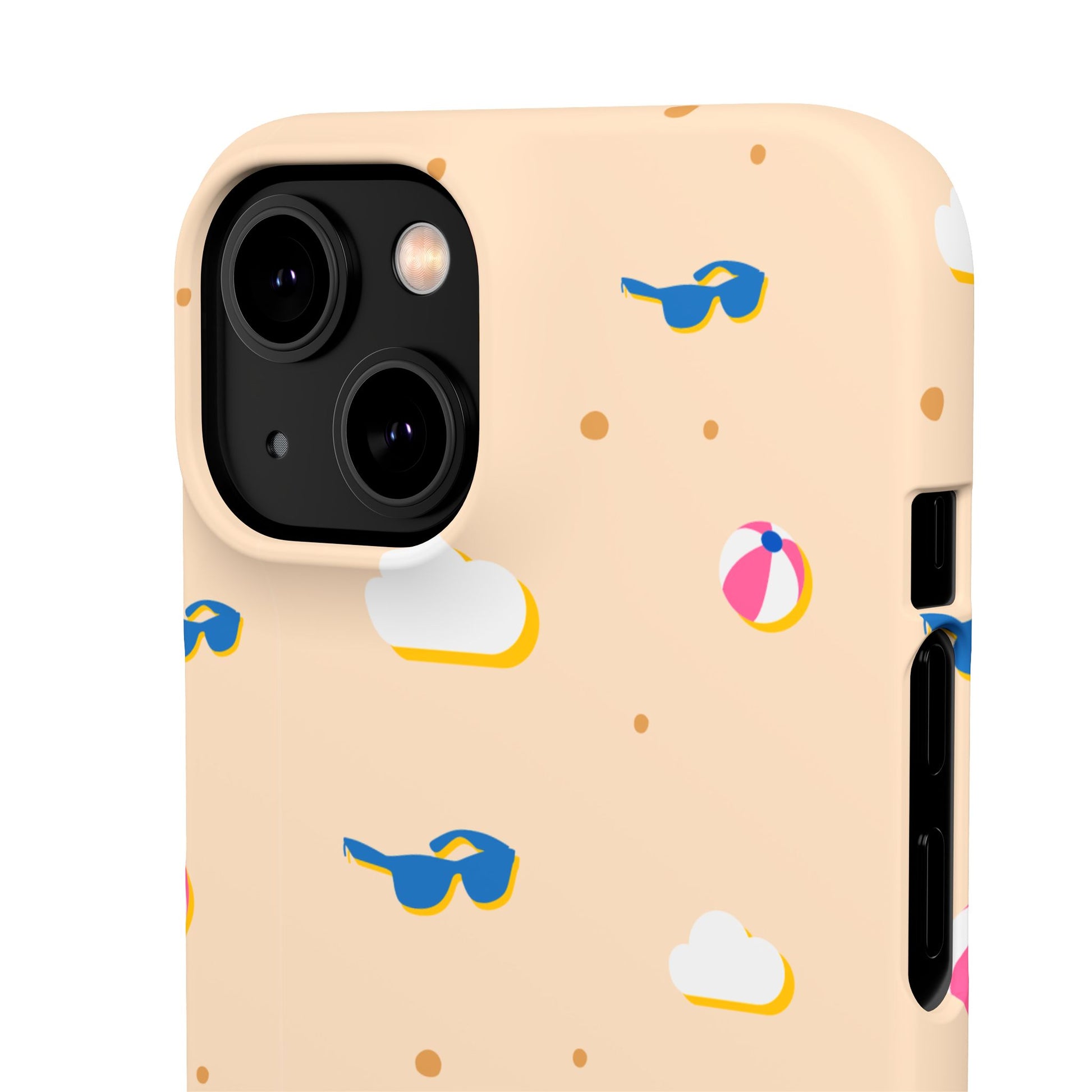 Beach Vibes Snap Case, Fun Phone Protector, Summer Essentials, Vacation Accessories, Cute Sunglasses Design, Gifts for Beach Lovers