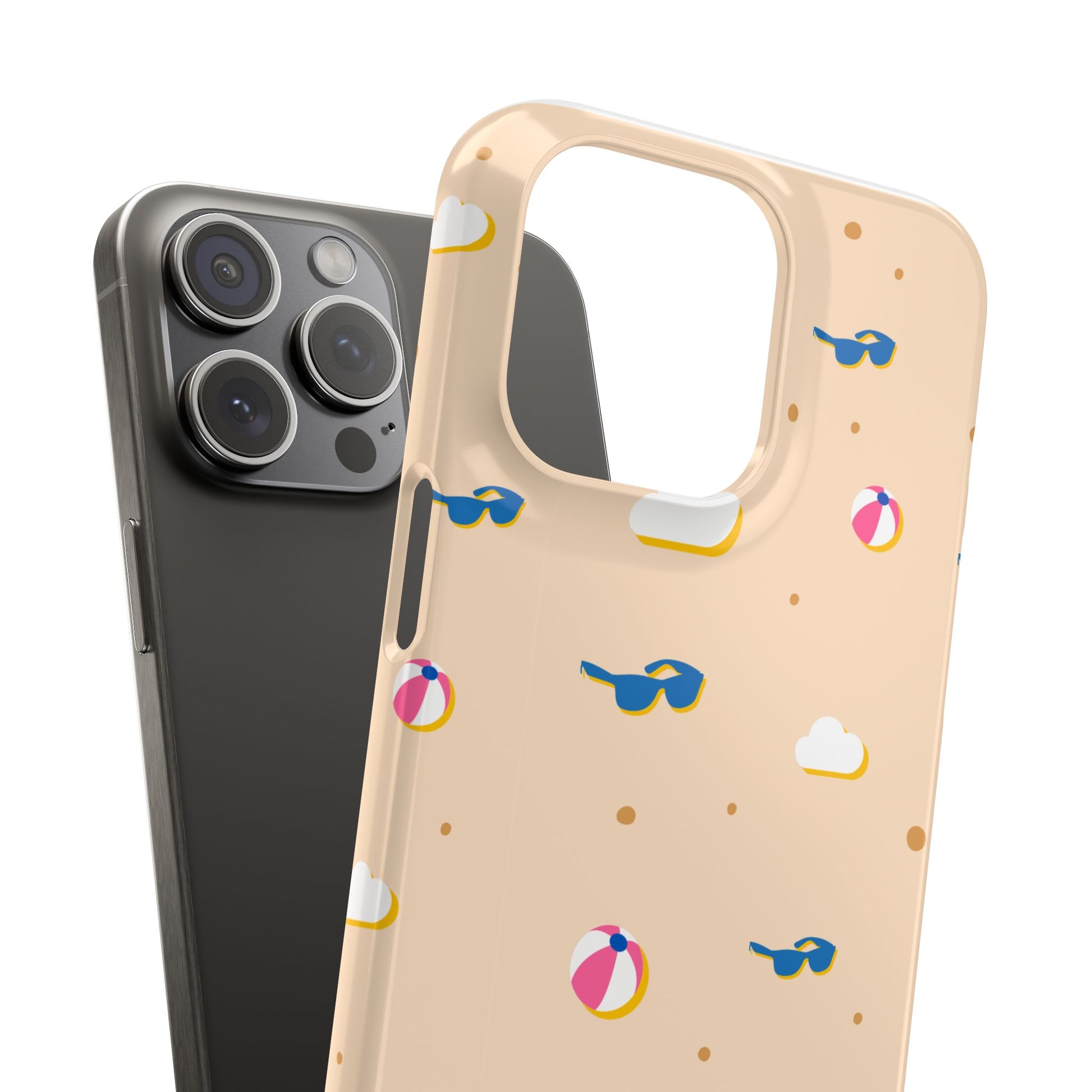 Beach Vibes Snap Case, Fun Phone Protector, Summer Essentials, Vacation Accessories, Cute Sunglasses Design, Gifts for Beach Lovers
