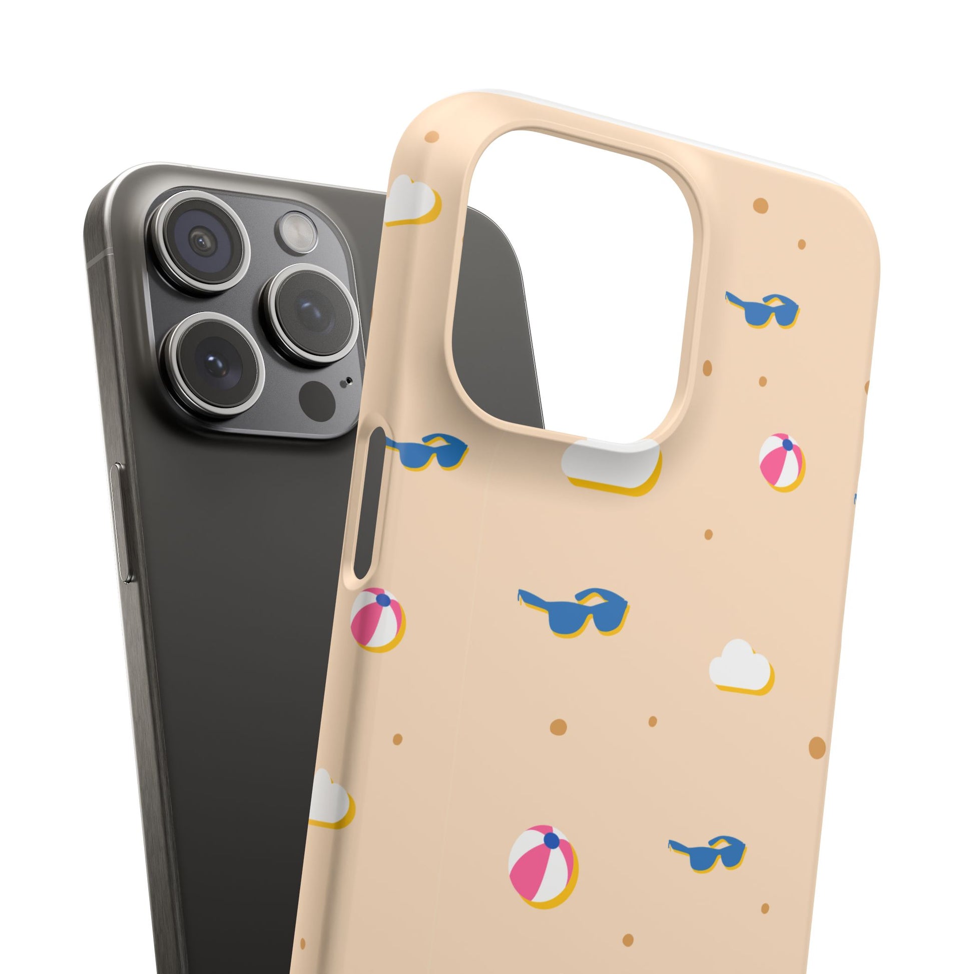 Beach Vibes Snap Case, Fun Phone Protector, Summer Essentials, Vacation Accessories, Cute Sunglasses Design, Gifts for Beach Lovers