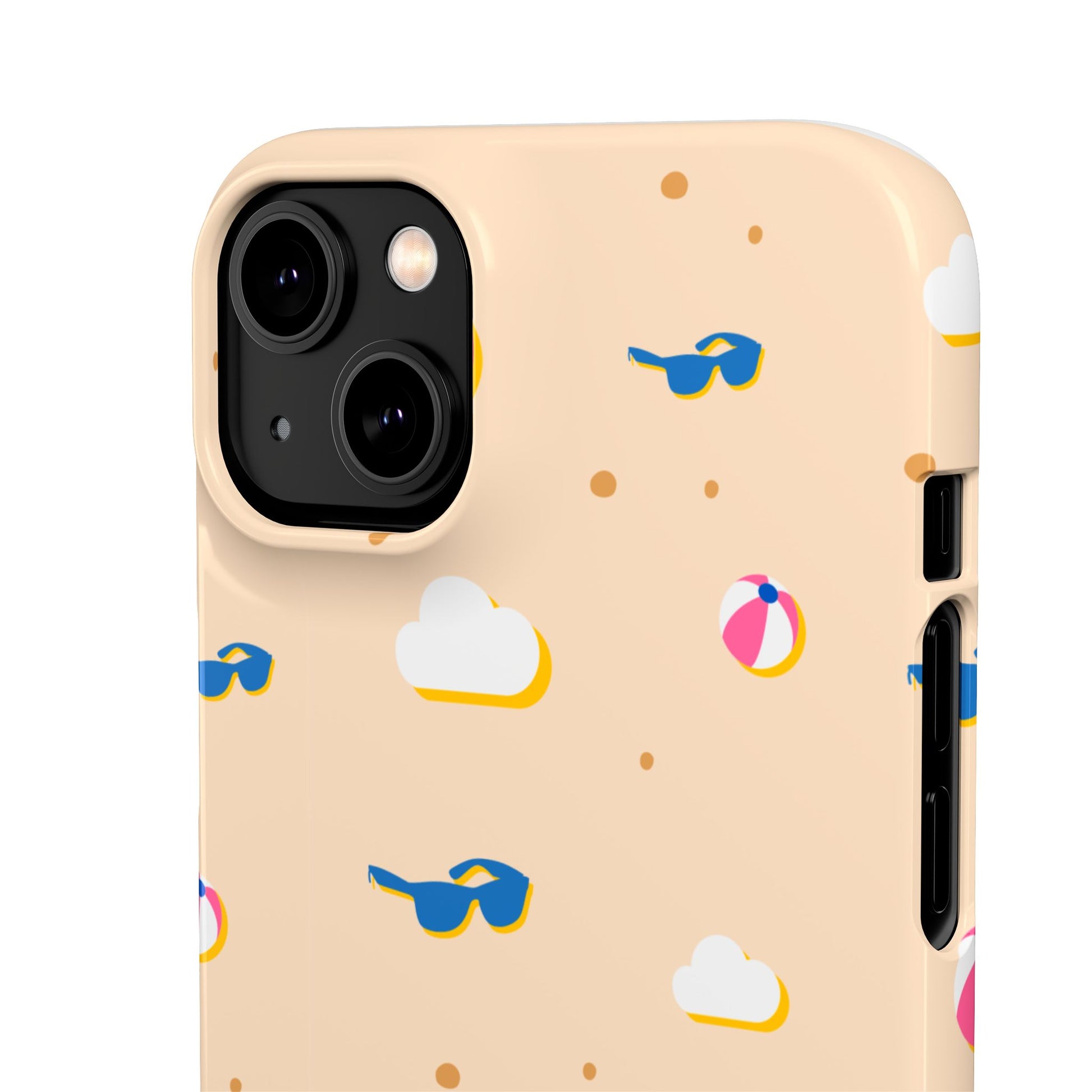 Beach Vibes Snap Case, Fun Phone Protector, Summer Essentials, Vacation Accessories, Cute Sunglasses Design, Gifts for Beach Lovers