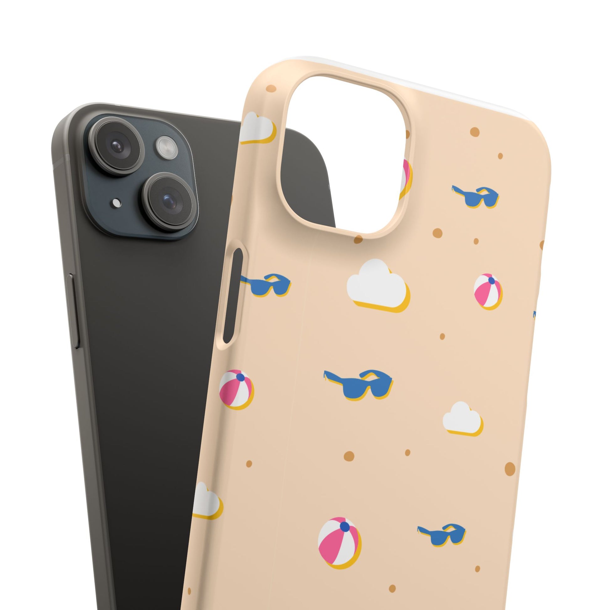 Beach Vibes Snap Case, Fun Phone Protector, Summer Essentials, Vacation Accessories, Cute Sunglasses Design, Gifts for Beach Lovers