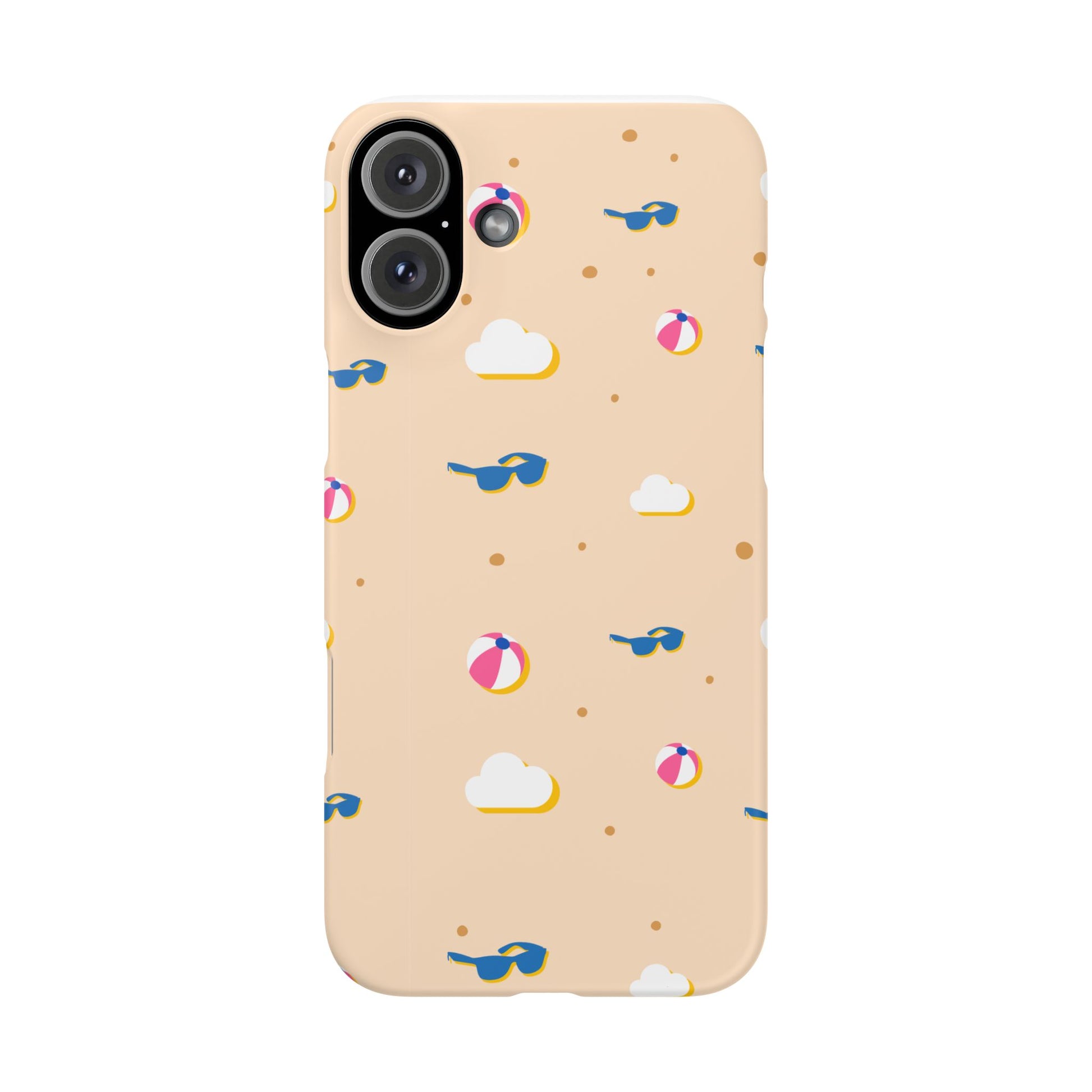 Beach Vibes Snap Case, Fun Phone Protector, Summer Essentials, Vacation Accessories, Cute Sunglasses Design, Gifts for Beach Lovers