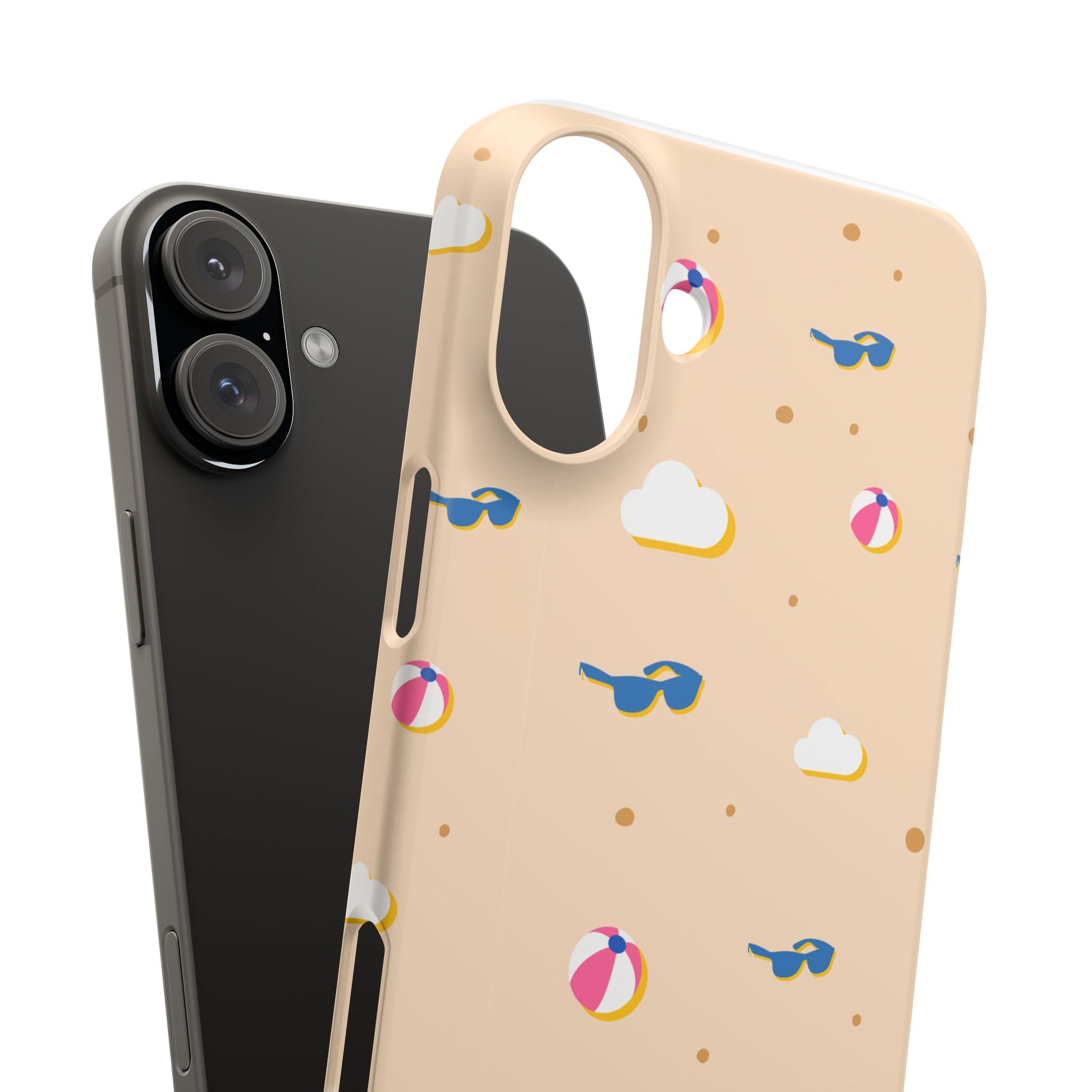 Beach Vibes Snap Case, Fun Phone Protector, Summer Essentials, Vacation Accessories, Cute Sunglasses Design, Gifts for Beach Lovers