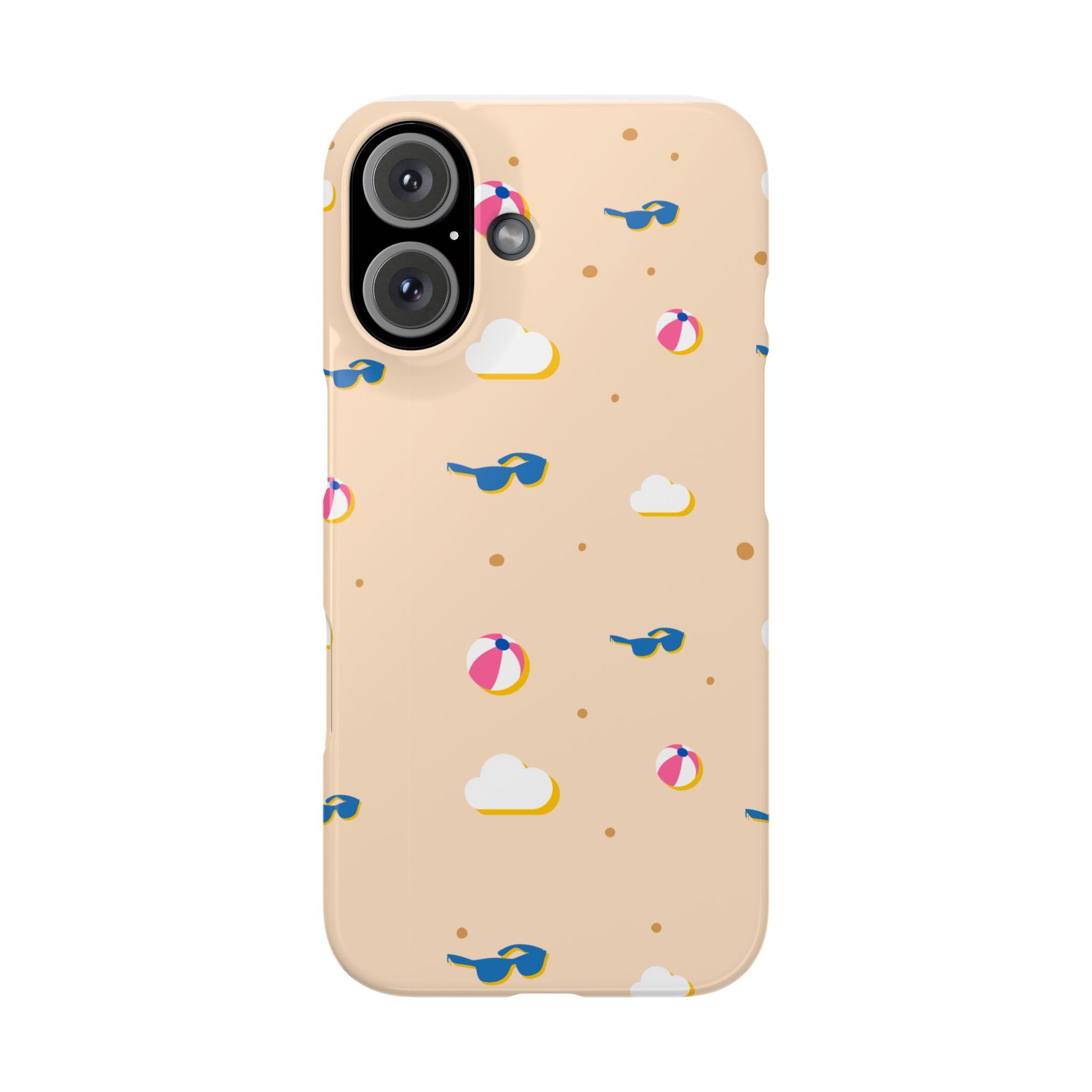 Beach Vibes Snap Case, Fun Phone Protector, Summer Essentials, Vacation Accessories, Cute Sunglasses Design, Gifts for Beach Lovers