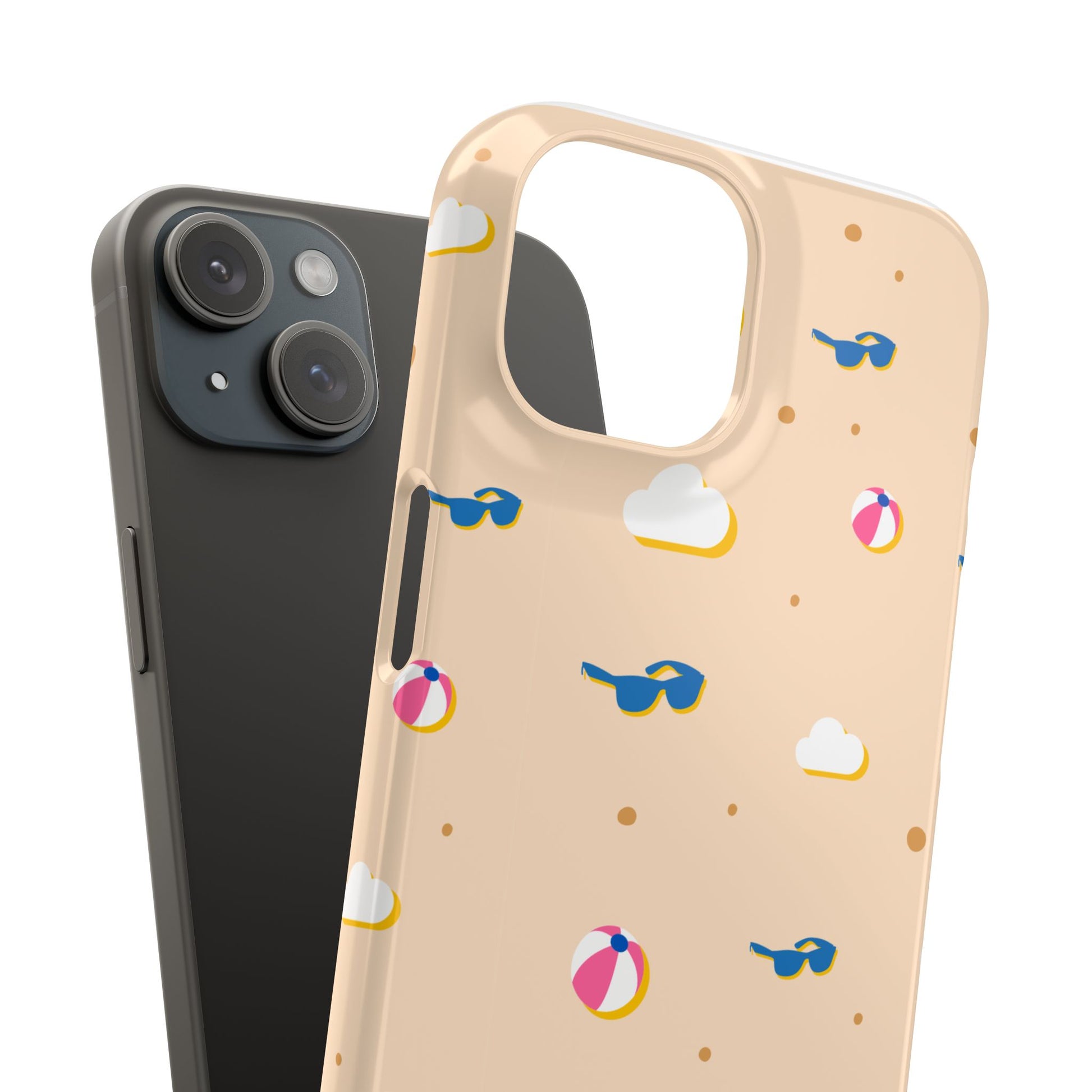 Beach Vibes Snap Case, Fun Phone Protector, Summer Essentials, Vacation Accessories, Cute Sunglasses Design, Gifts for Beach Lovers