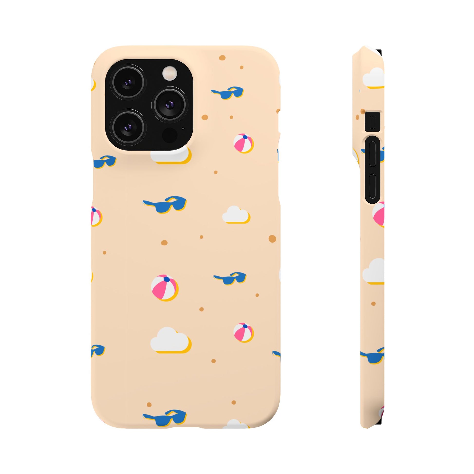 Beach Vibes Snap Case, Fun Phone Protector, Summer Essentials, Vacation Accessories, Cute Sunglasses Design, Gifts for Beach Lovers