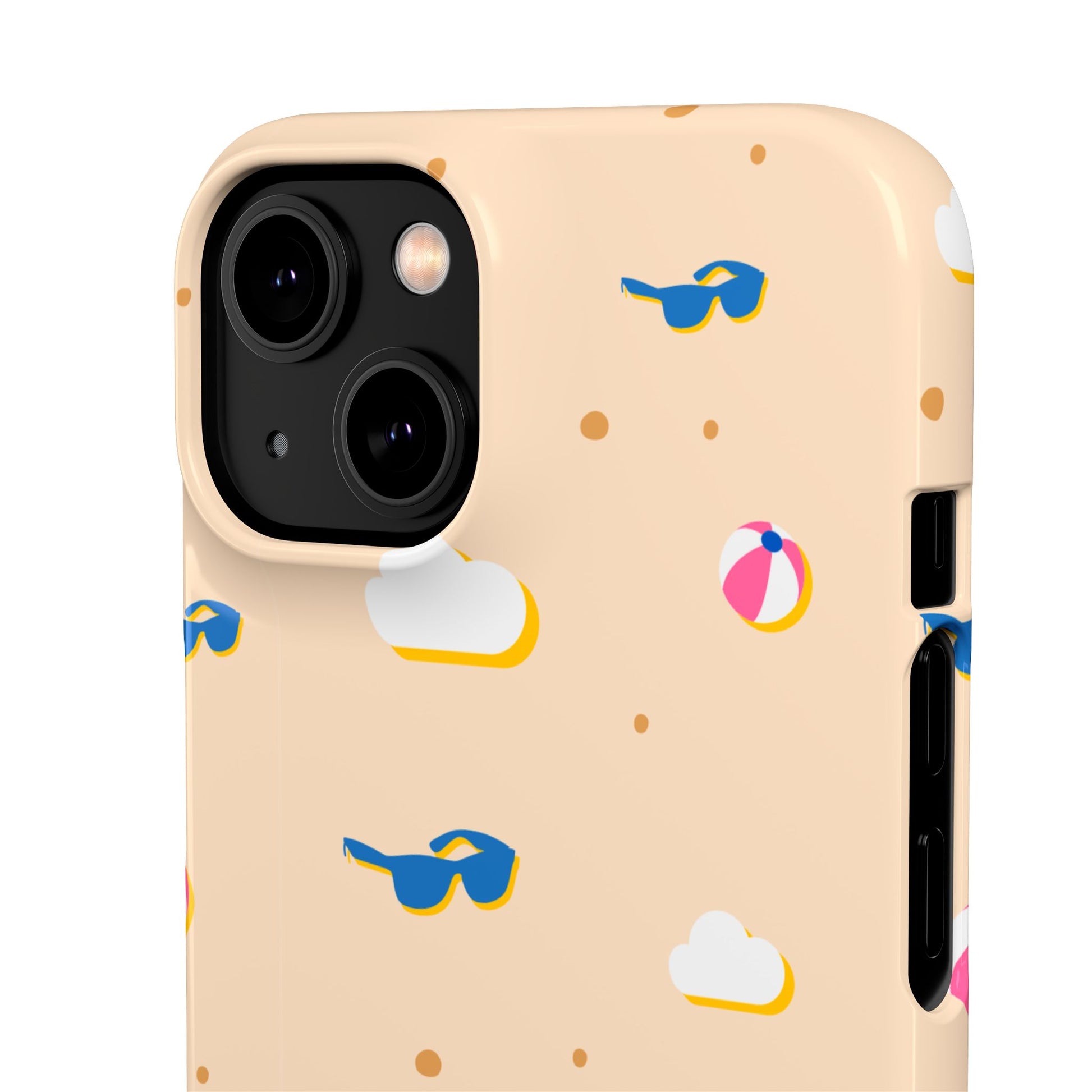 Beach Vibes Snap Case, Fun Phone Protector, Summer Essentials, Vacation Accessories, Cute Sunglasses Design, Gifts for Beach Lovers