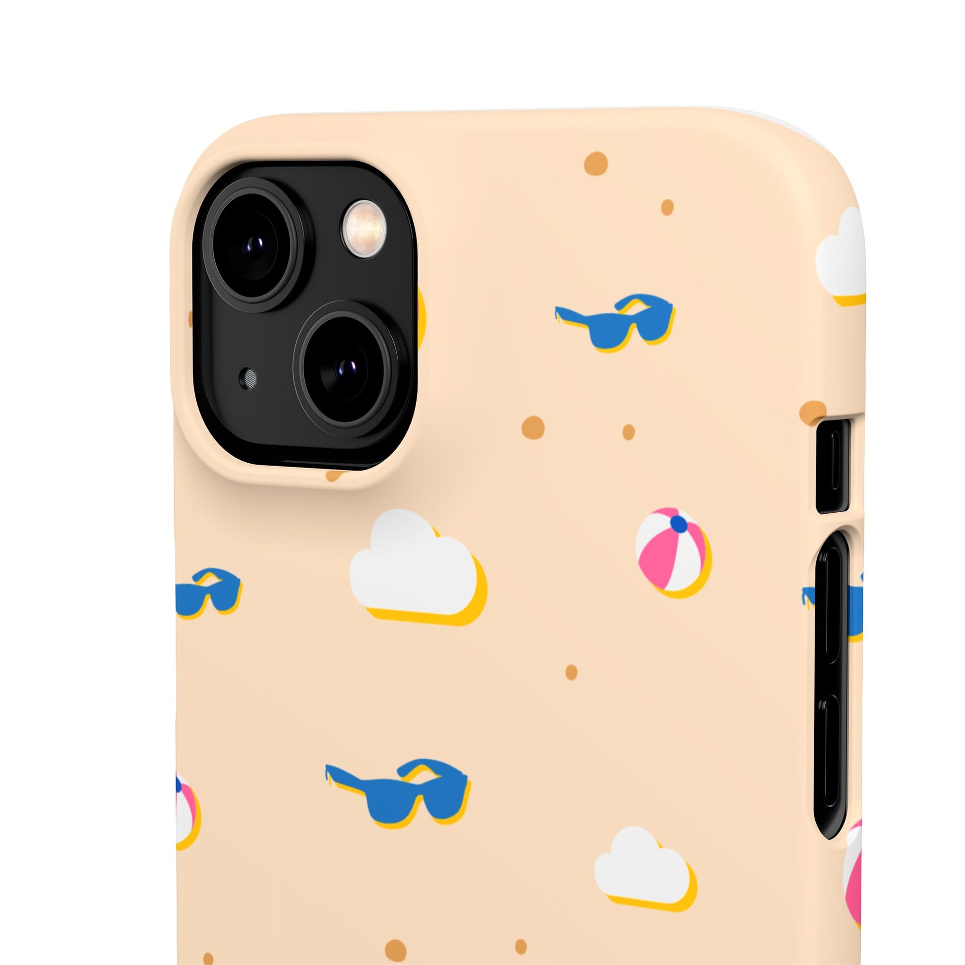 Beach Vibes Snap Case, Fun Phone Protector, Summer Essentials, Vacation Accessories, Cute Sunglasses Design, Gifts for Beach Lovers