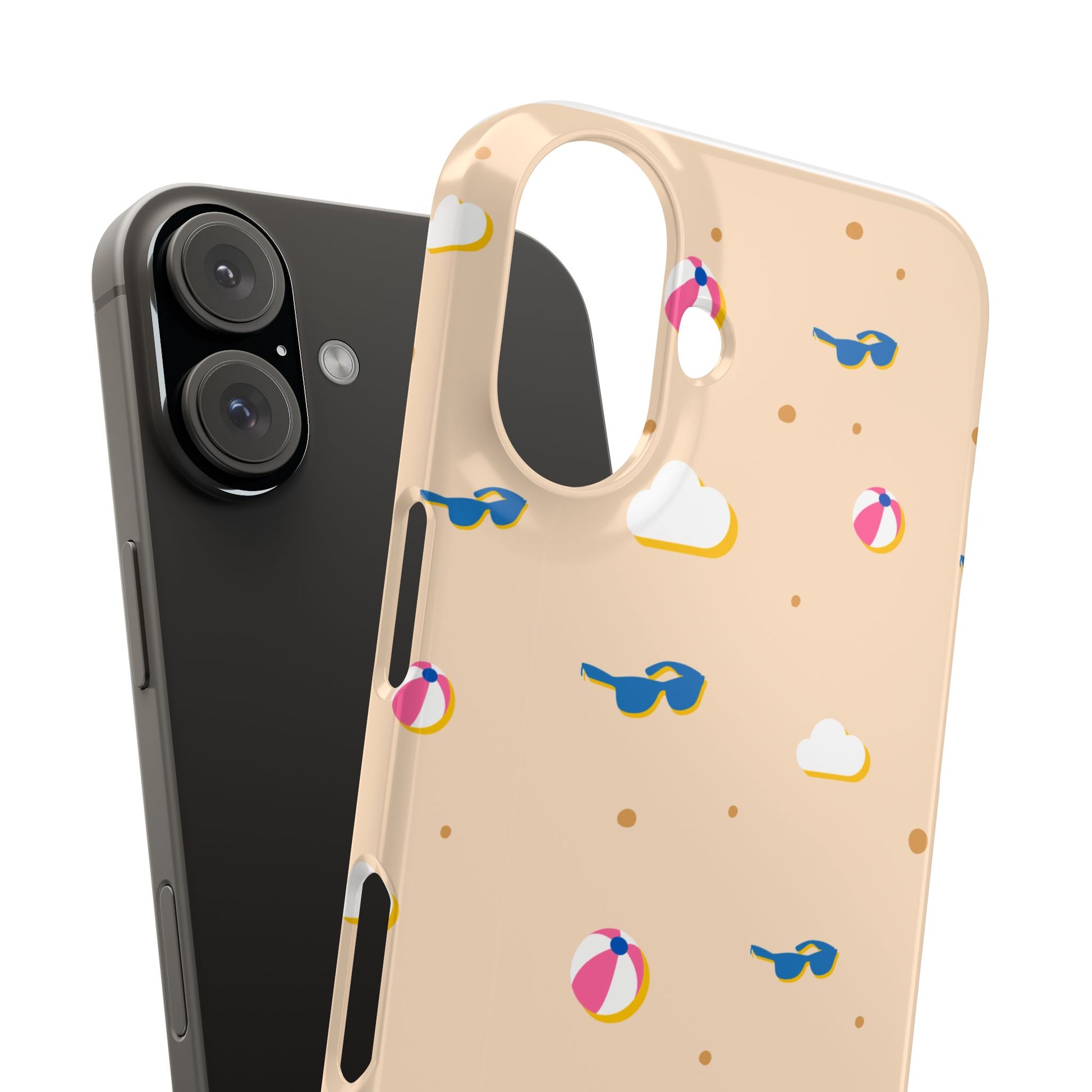 Beach Vibes Snap Case, Fun Phone Protector, Summer Essentials, Vacation Accessories, Cute Sunglasses Design, Gifts for Beach Lovers