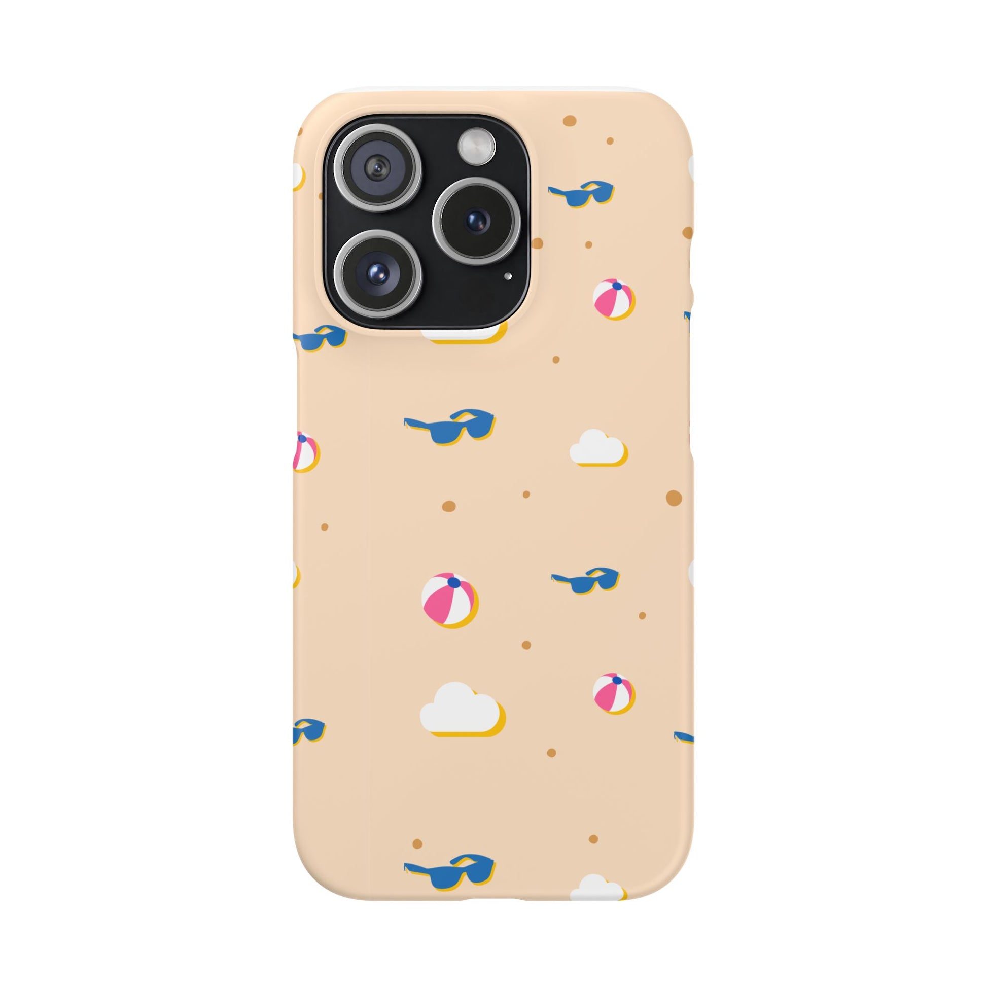 Beach Vibes Snap Case, Fun Phone Protector, Summer Essentials, Vacation Accessories, Cute Sunglasses Design, Gifts for Beach Lovers