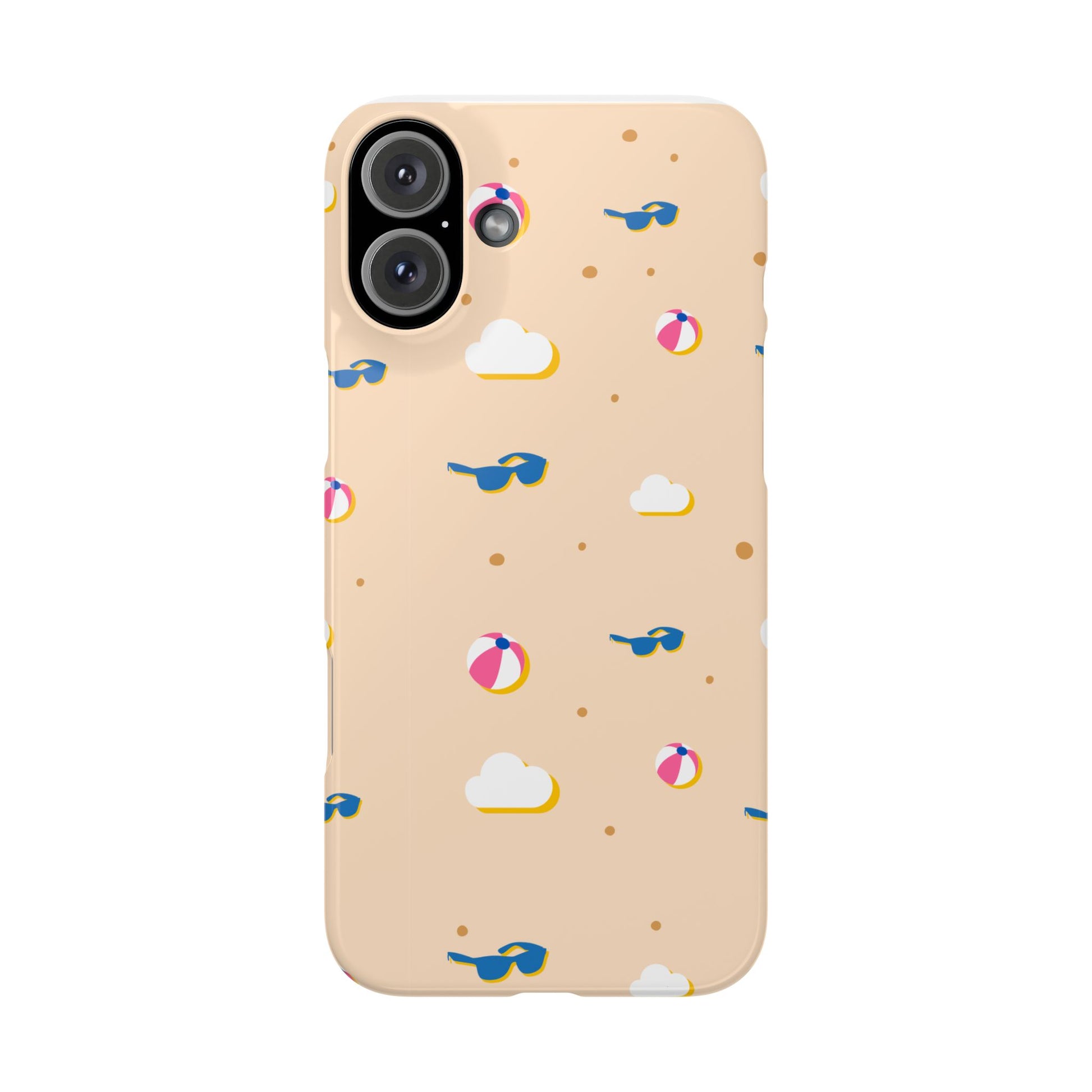 Beach Vibes Snap Case, Fun Phone Protector, Summer Essentials, Vacation Accessories, Cute Sunglasses Design, Gifts for Beach Lovers