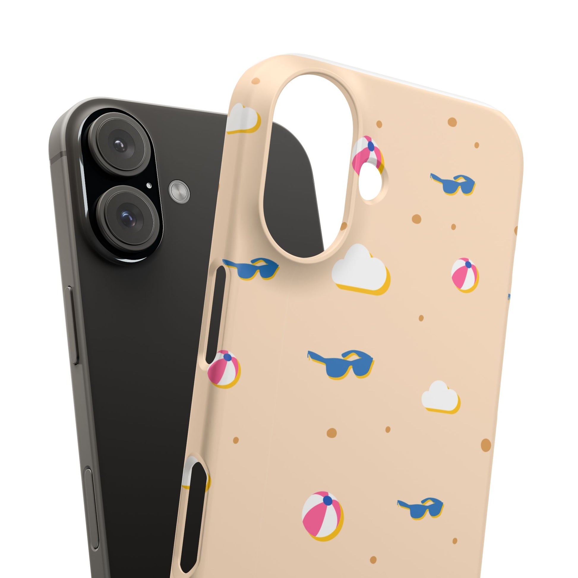Beach Vibes Snap Case, Fun Phone Protector, Summer Essentials, Vacation Accessories, Cute Sunglasses Design, Gifts for Beach Lovers