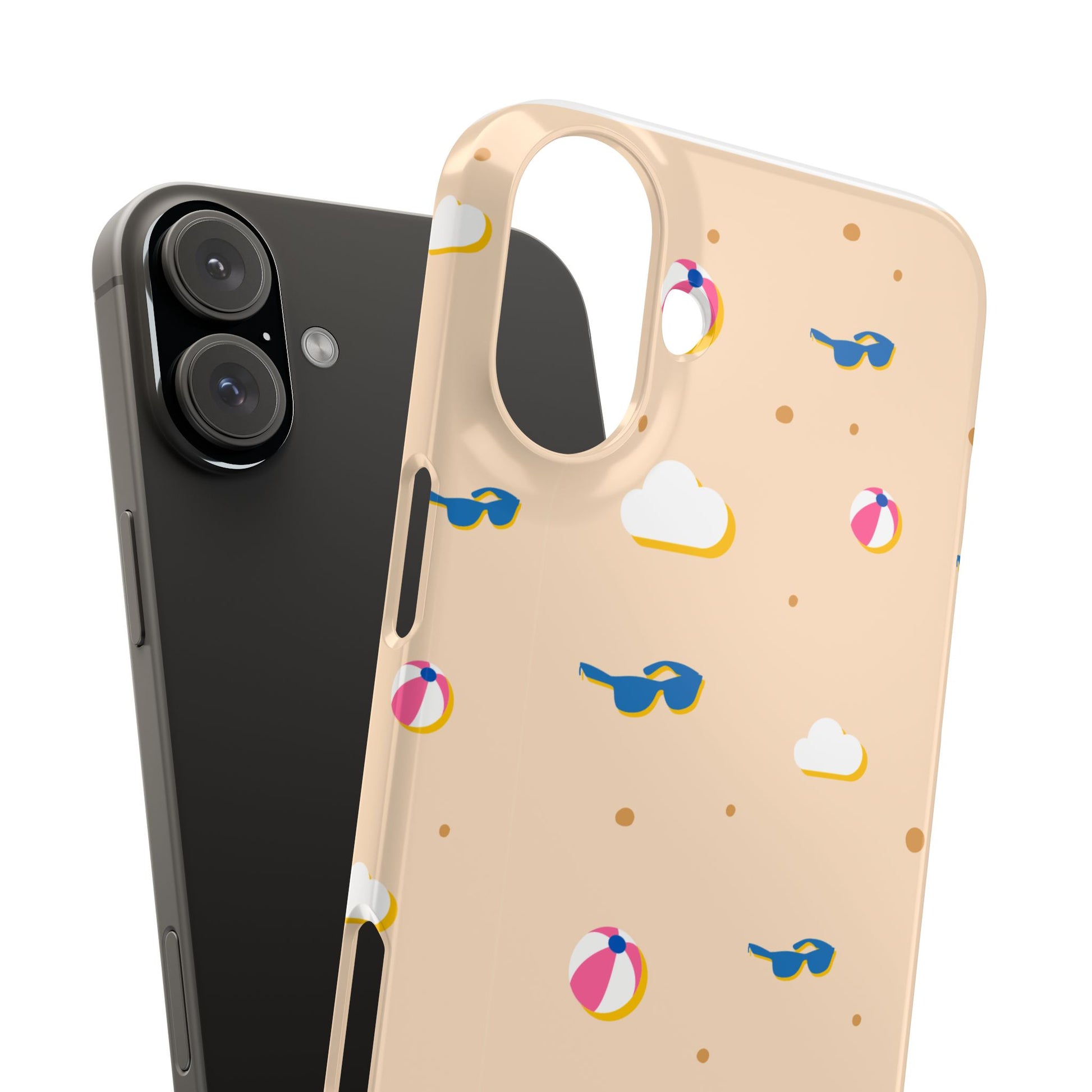 Beach Vibes Snap Case, Fun Phone Protector, Summer Essentials, Vacation Accessories, Cute Sunglasses Design, Gifts for Beach Lovers