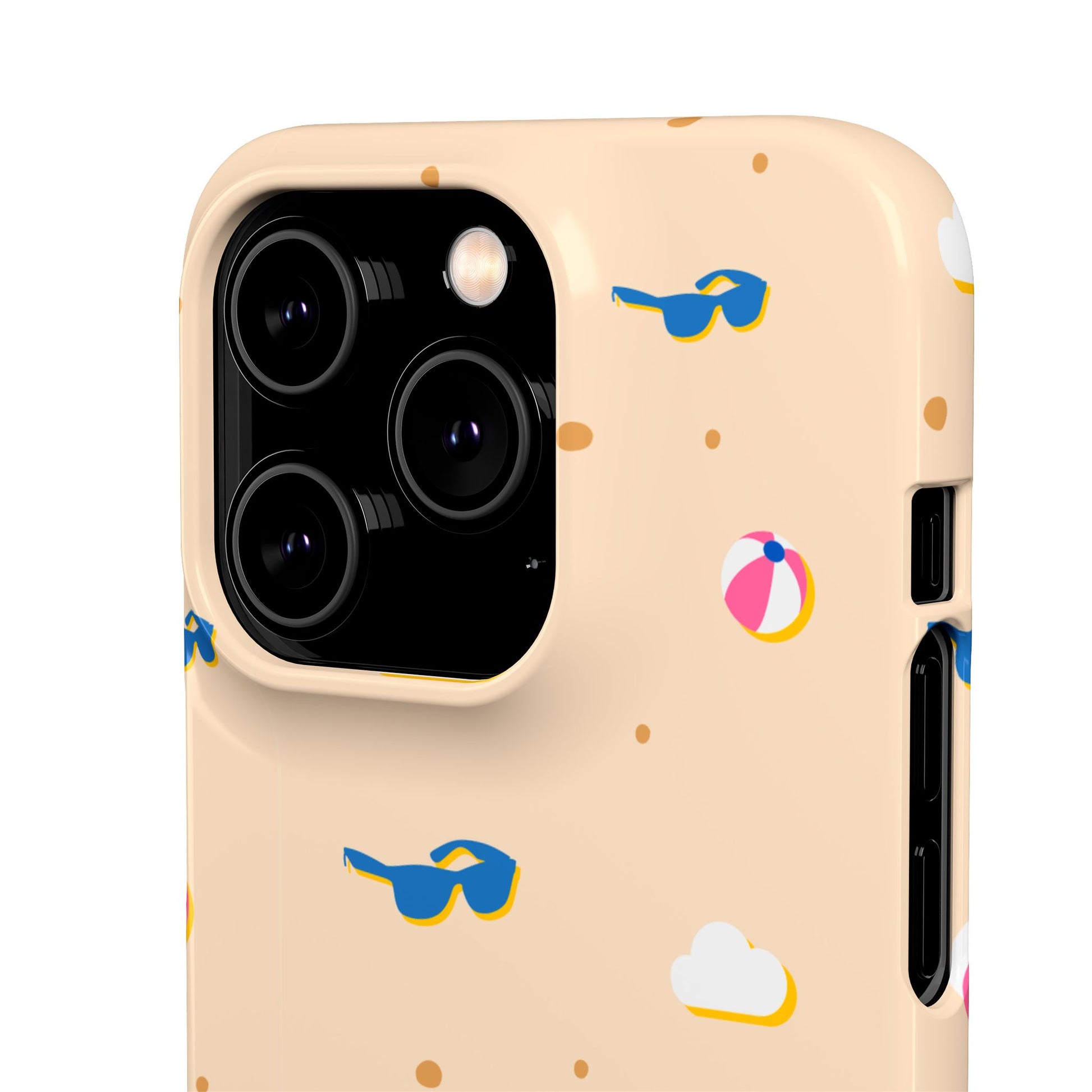 Beach Vibes Snap Case, Fun Phone Protector, Summer Essentials, Vacation Accessories, Cute Sunglasses Design, Gifts for Beach Lovers